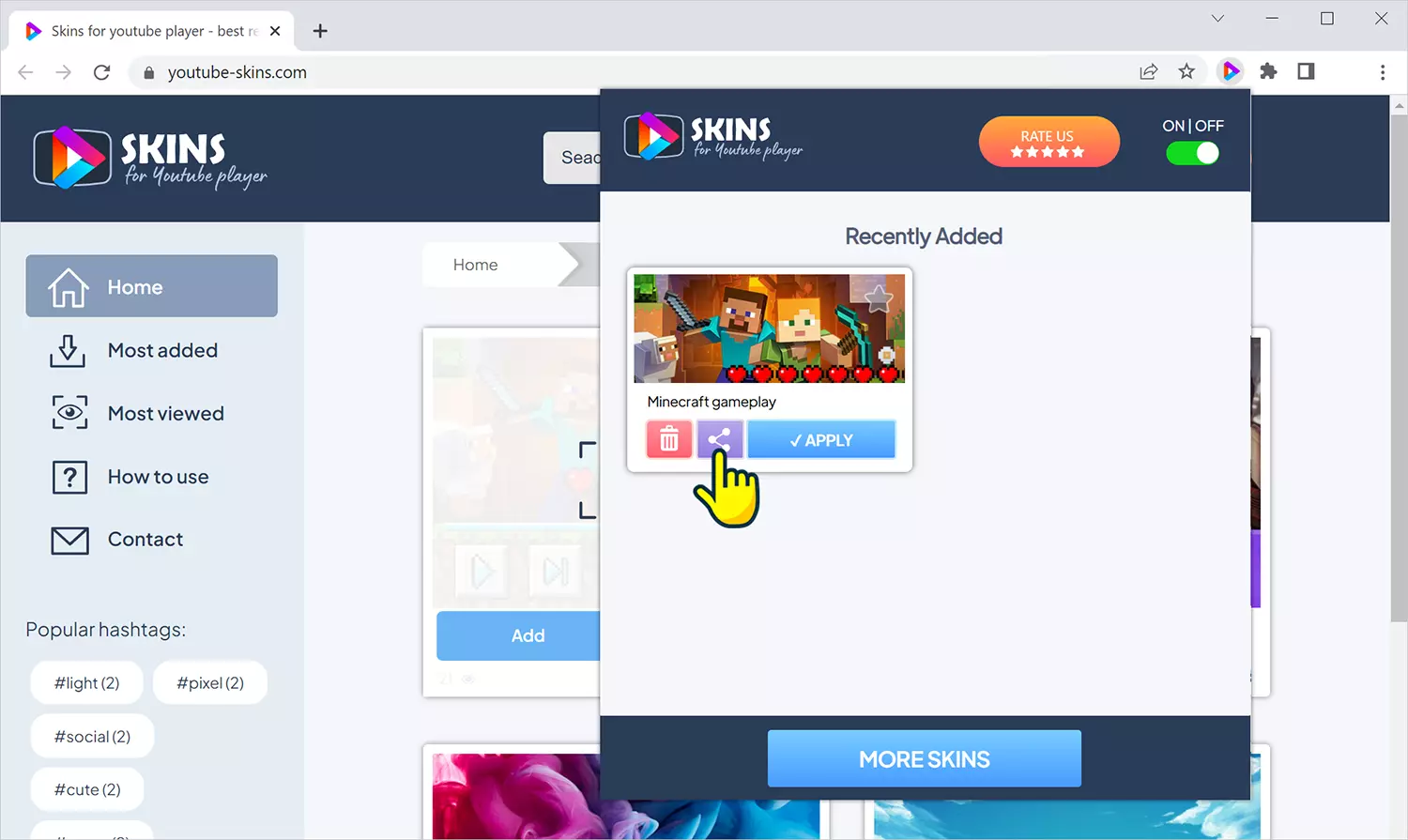 share skin