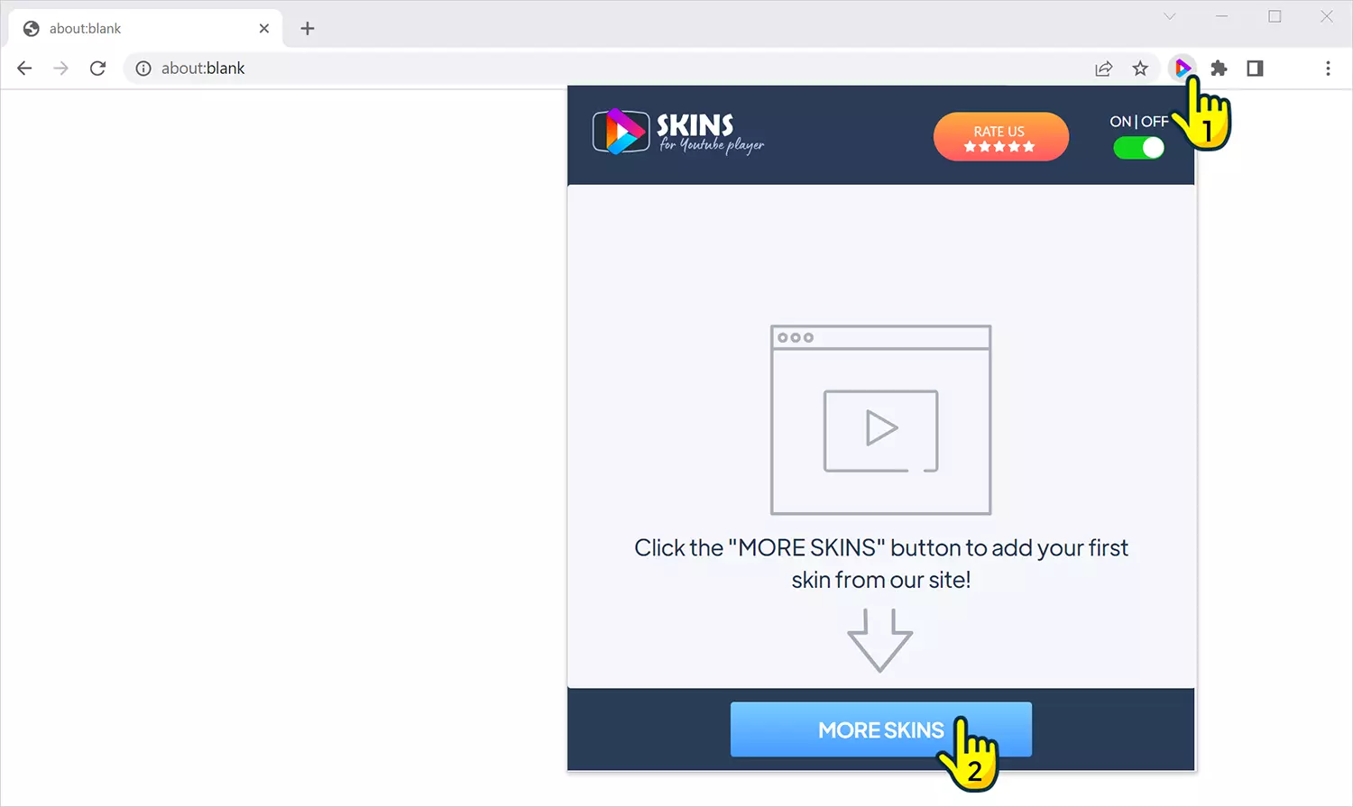pop-up button
